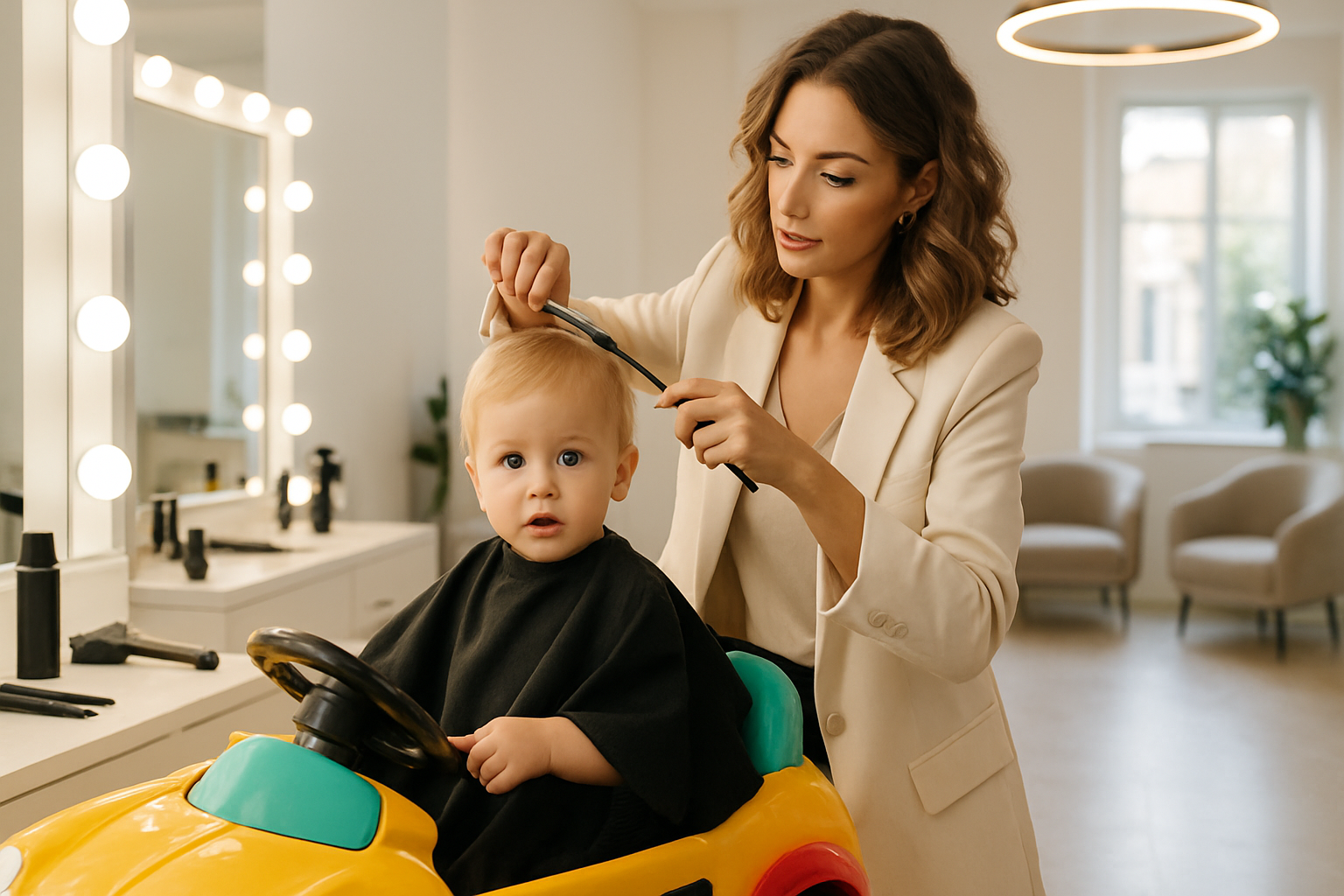 Children's [Haircut](https://blog.sandler.com.ua/жіноча-стрижка-як-обрати-форму-під-тип-обличчя-у-sandler-wellness-center-київ): When to Start and How to Prepare Your Child for Their First Visit